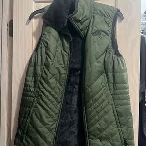 North face reversible vest